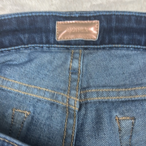 MOTHER THE WILDER DARK BLUE FLARE JEANS - Picture 10 of 13